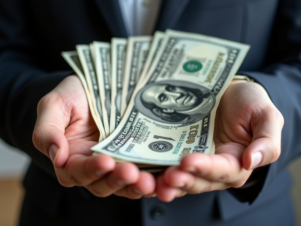 Cash in hand — title loans Bellmead