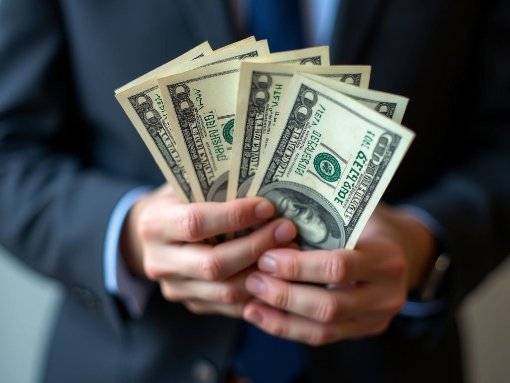 Cash in hand — title loans Bellmead