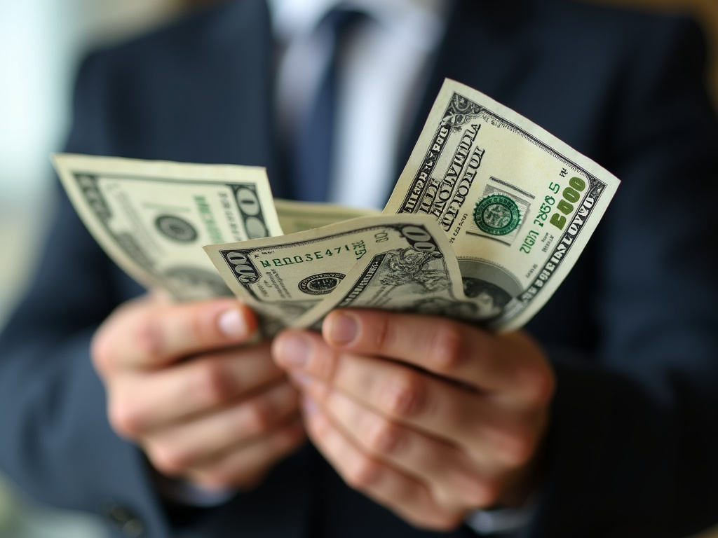 Cash in hand — title loans China Spring