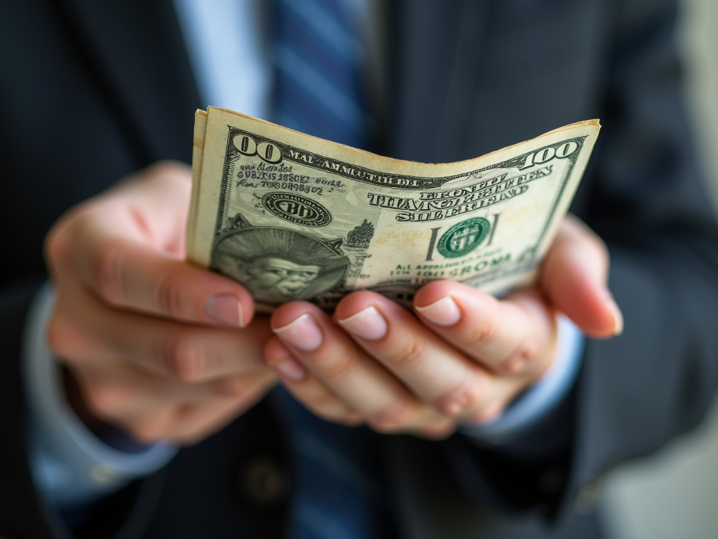 Cash in hand — title loans China Spring