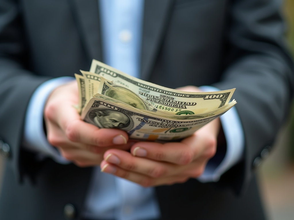 Cash in hand — title loans Hewitt