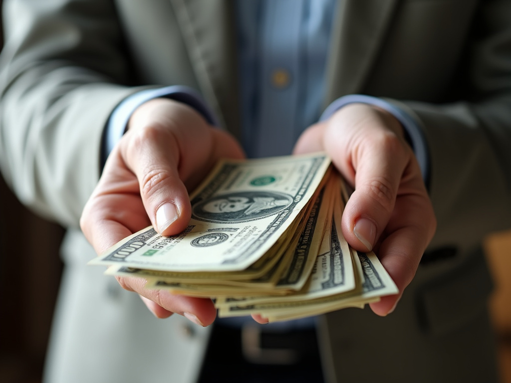 Cash in hand — title loans Hewitt