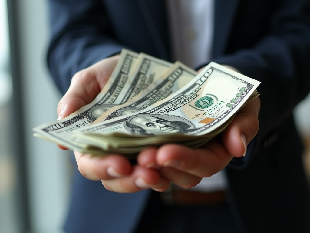 Cash in hand — title loans Hewitt