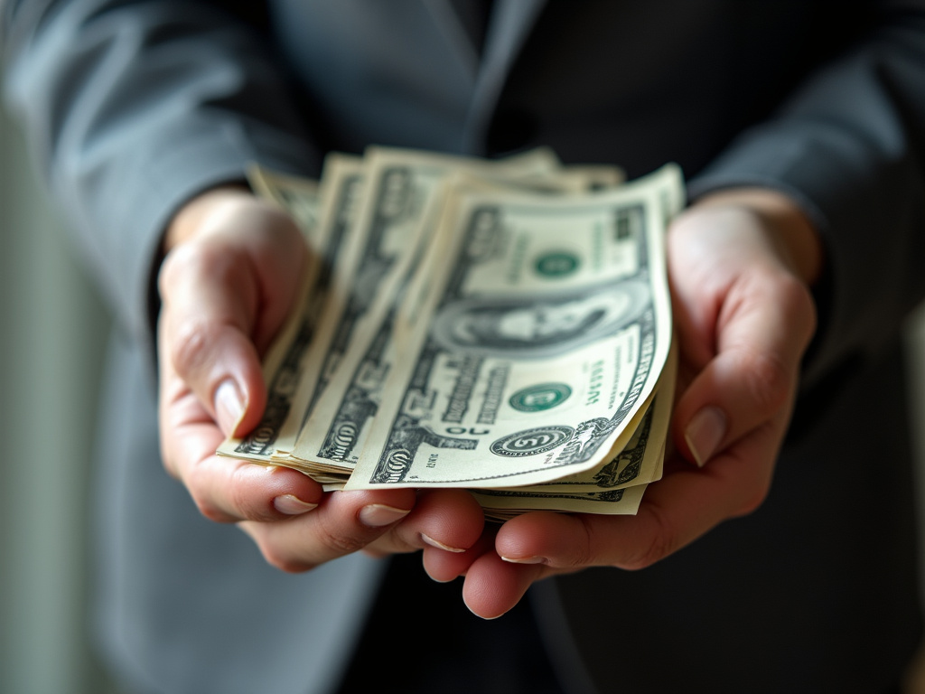 Cash in hand — title loans Lacy Lakeview