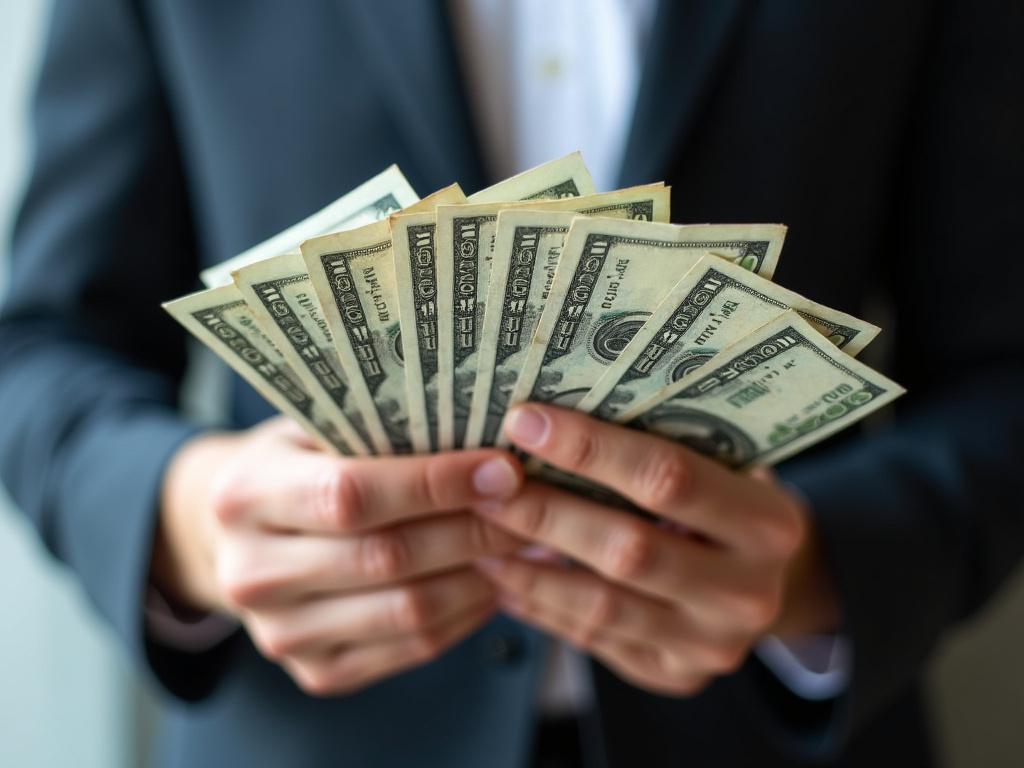 Cash in hand — title loans Lacy Lakeview