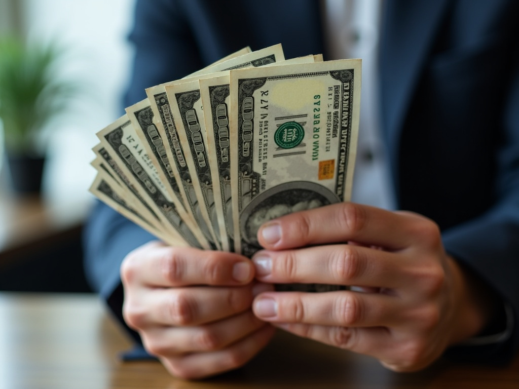 Cash in hand — title loans Lacy Lakeview