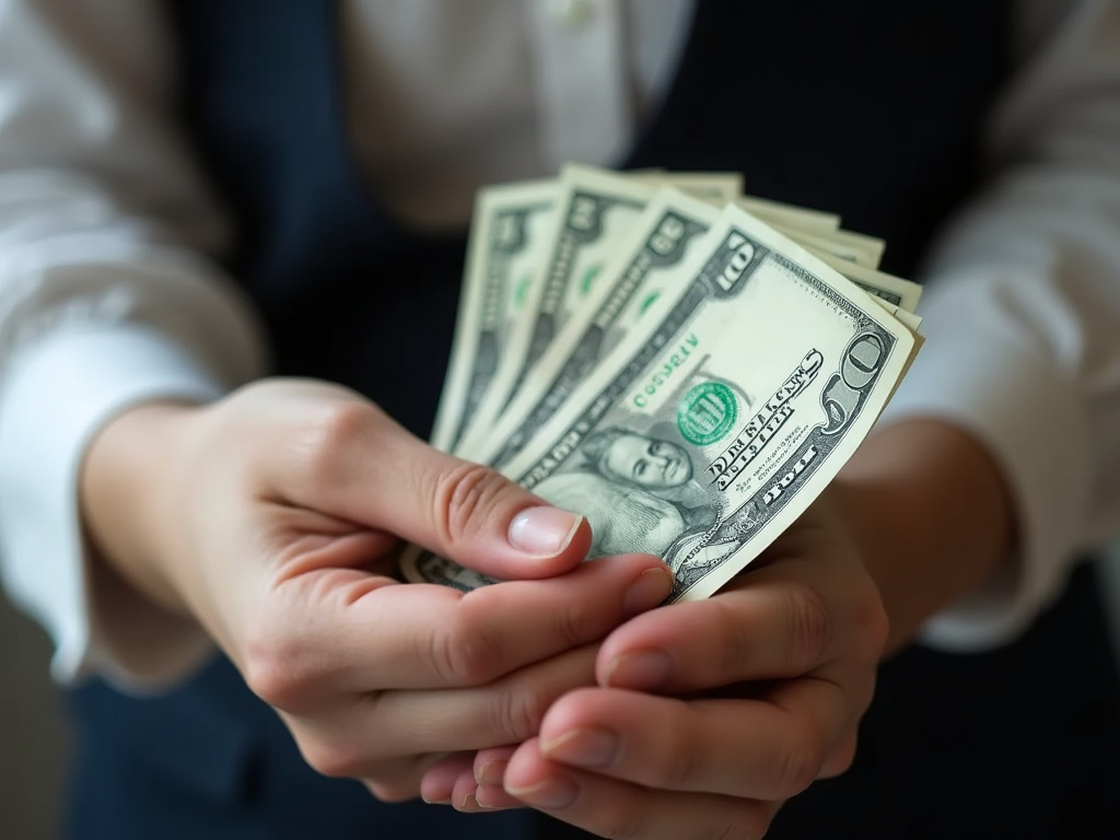 Cash in hand — title loans McGregor