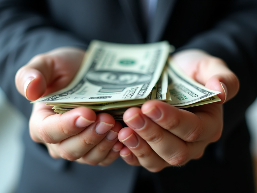 Cash in hand — title loans McGregor