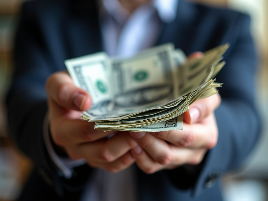 Cash in hand — title loans McGregor