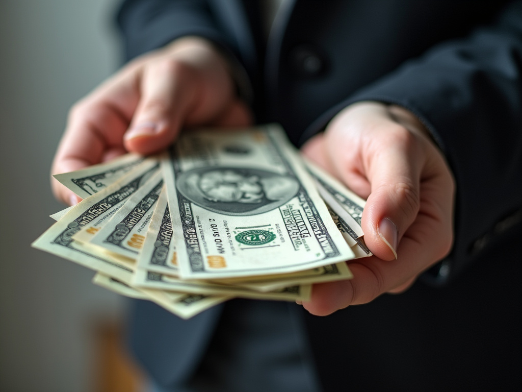 Cash in hand — title loans McGregor