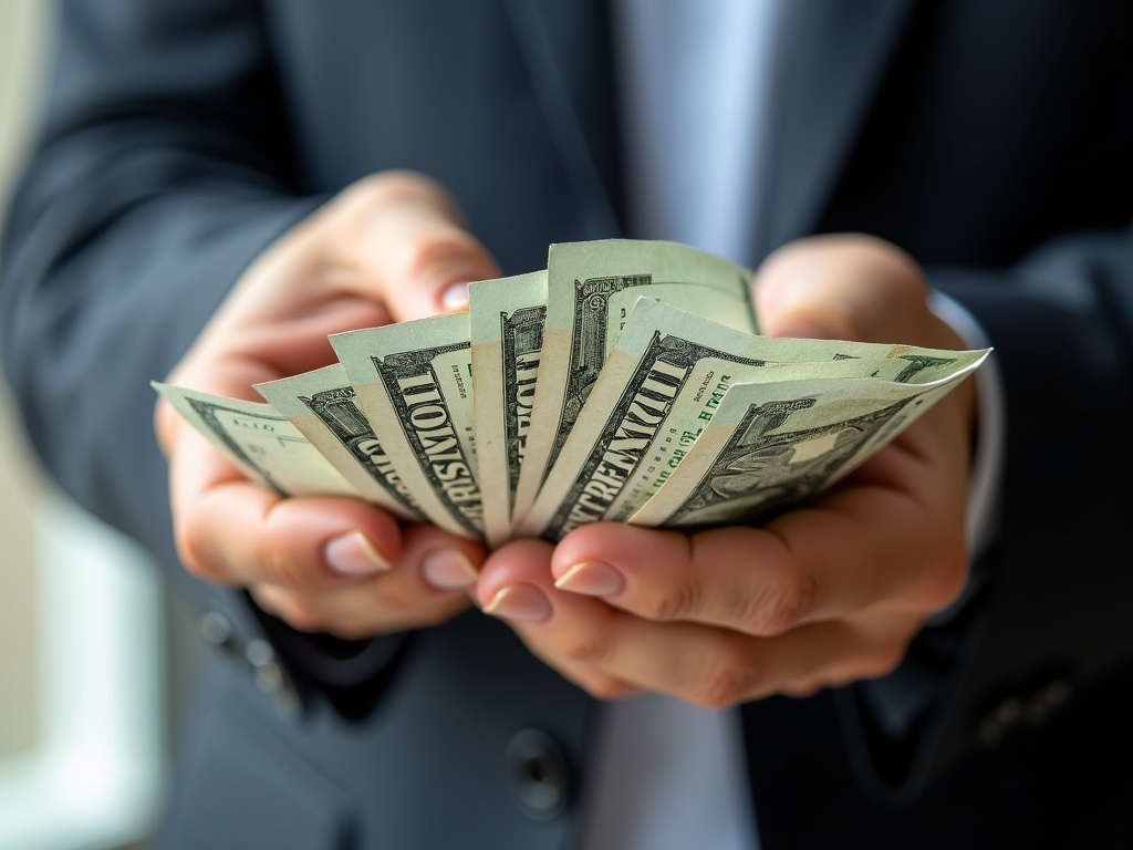 Cash in hand — title loans McGregor