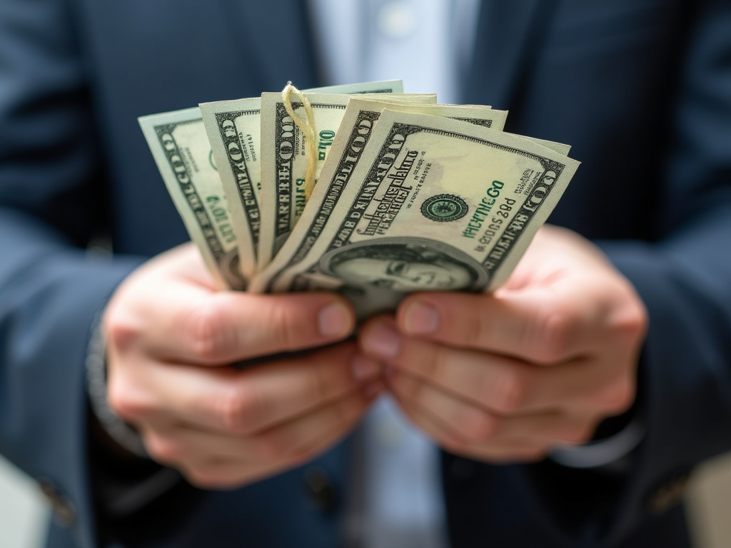 Cash in hand — title loans McGregor
