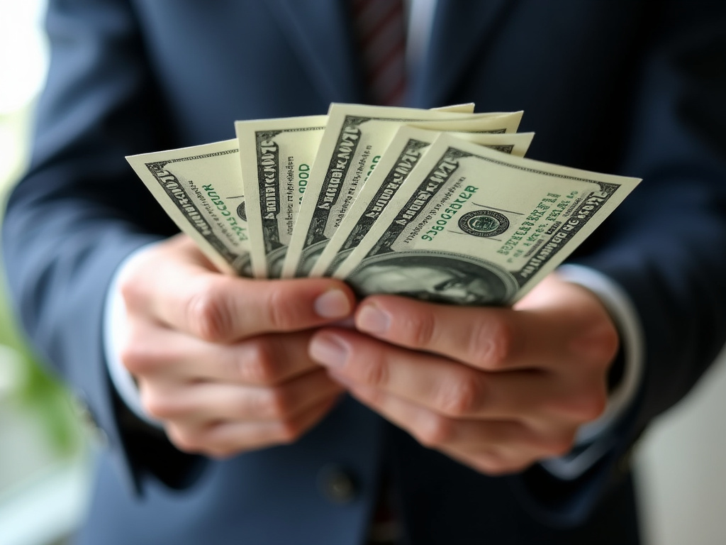 Cash in hand — title loans McGregor