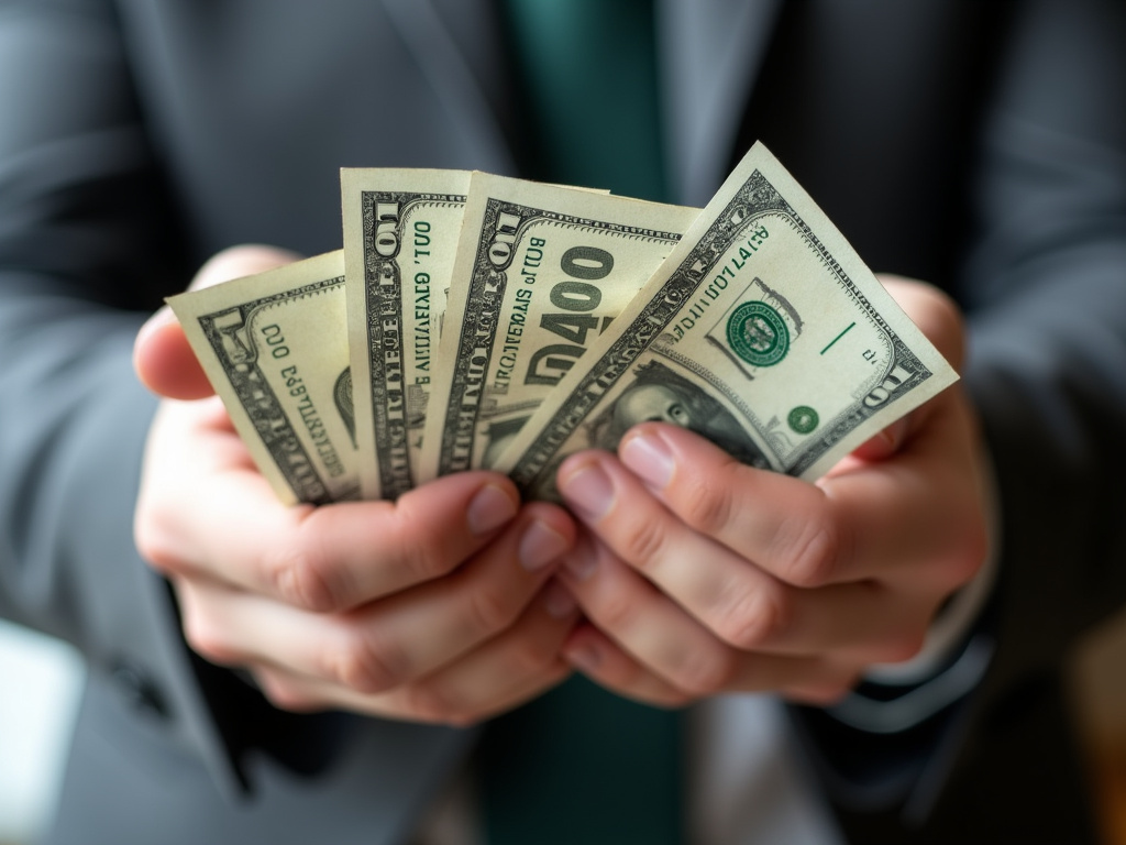Cash in hand — title loans McGregor