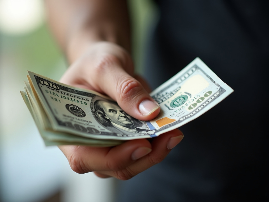 Cash in hand — title loans Robinson