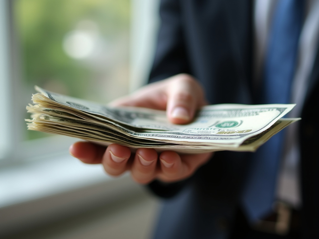 Cash in hand — title loans Robinson