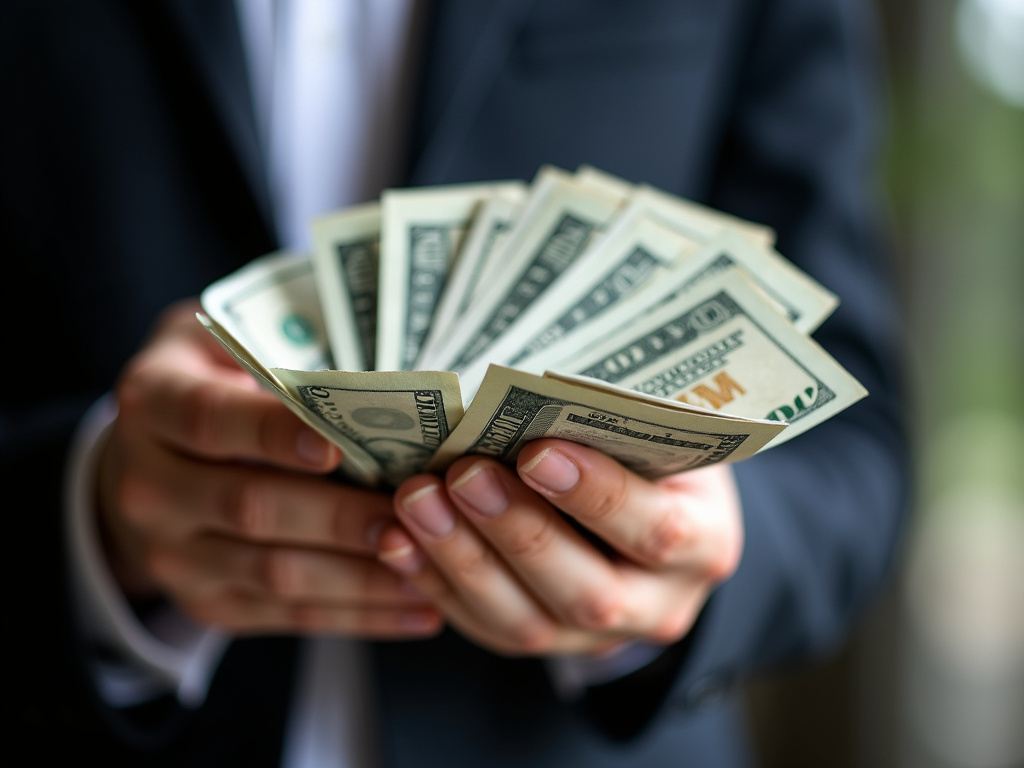 Cash in hand — title loans Robinson