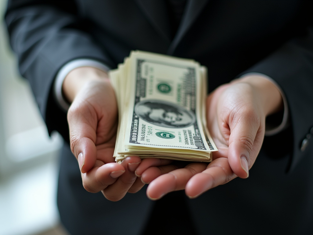 Cash in hand — title loans Robinson