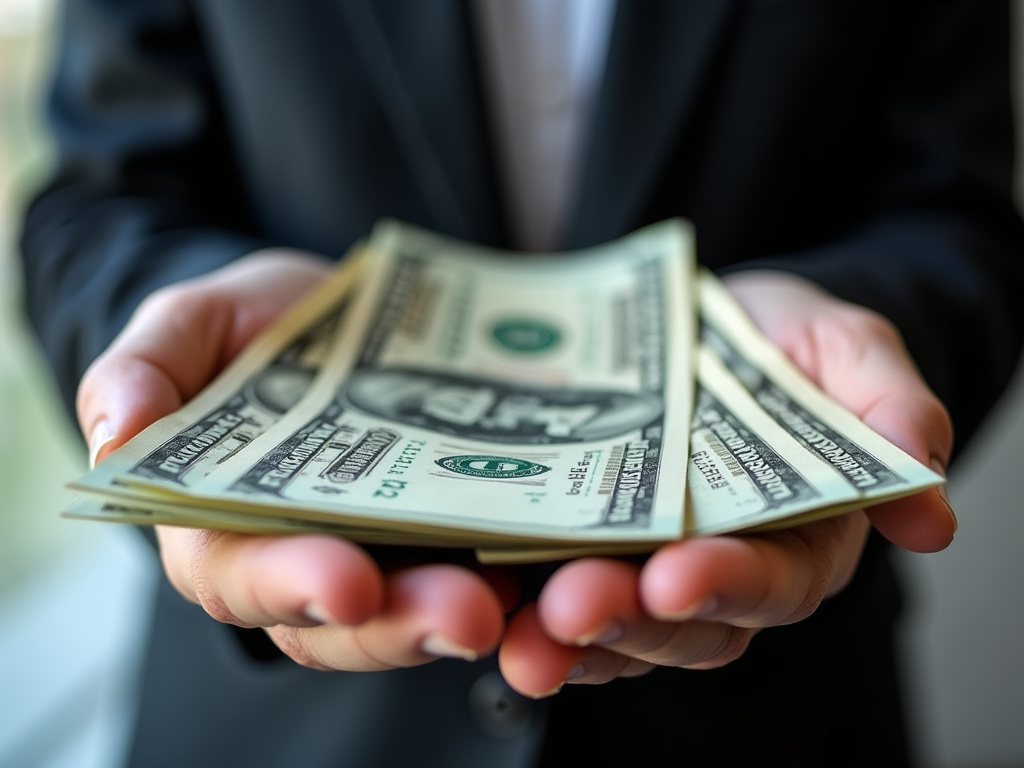 Cash in hand — title loans Robinson