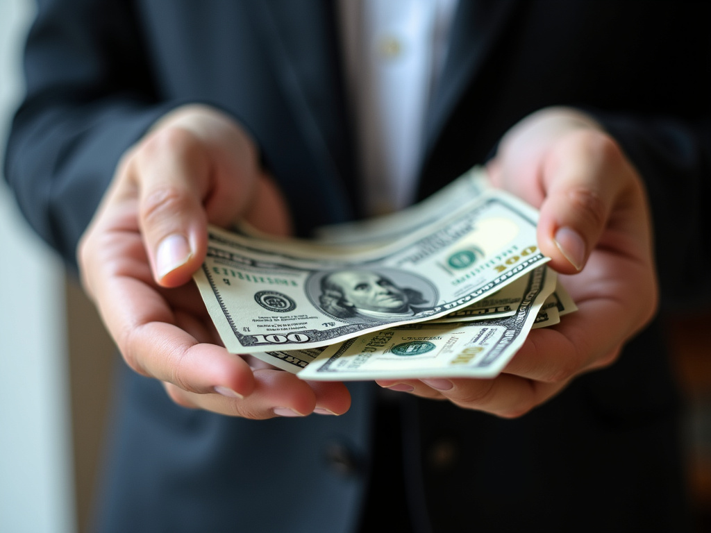 Cash in hand — title loans Robinson