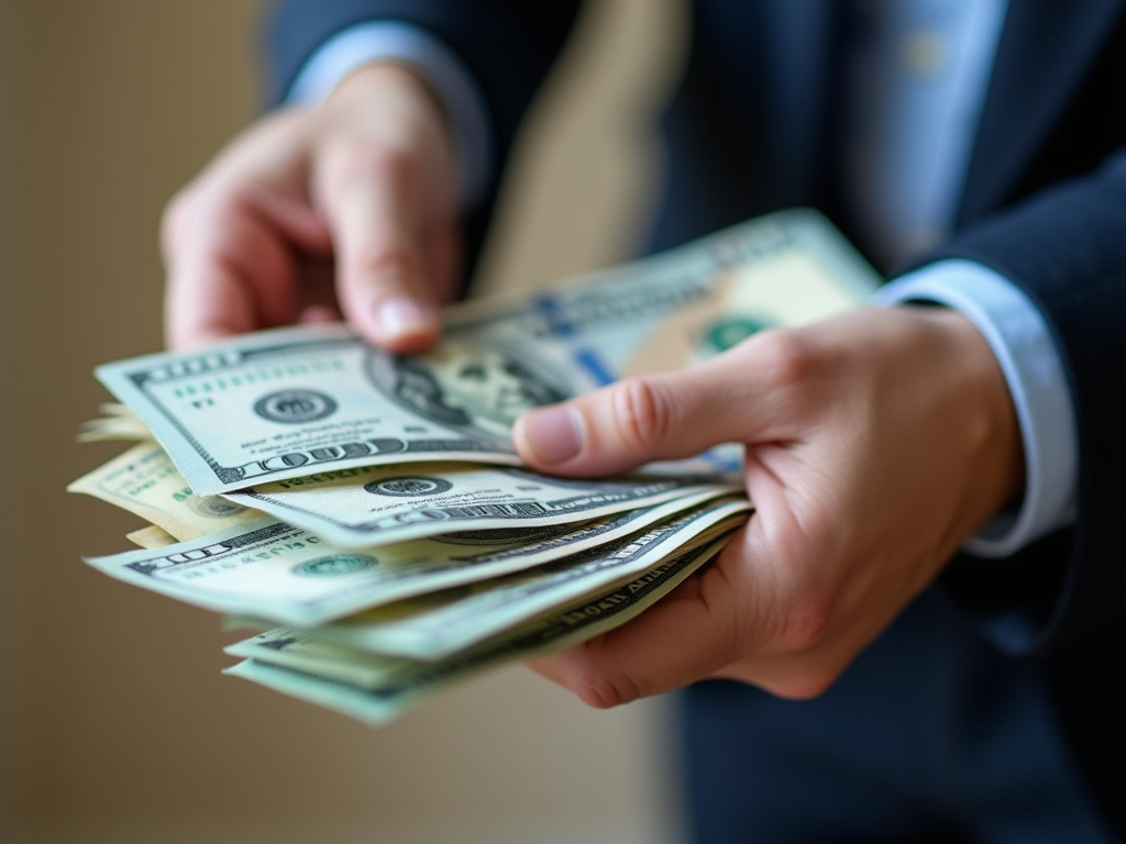 Cash in hand — title loans Robinson