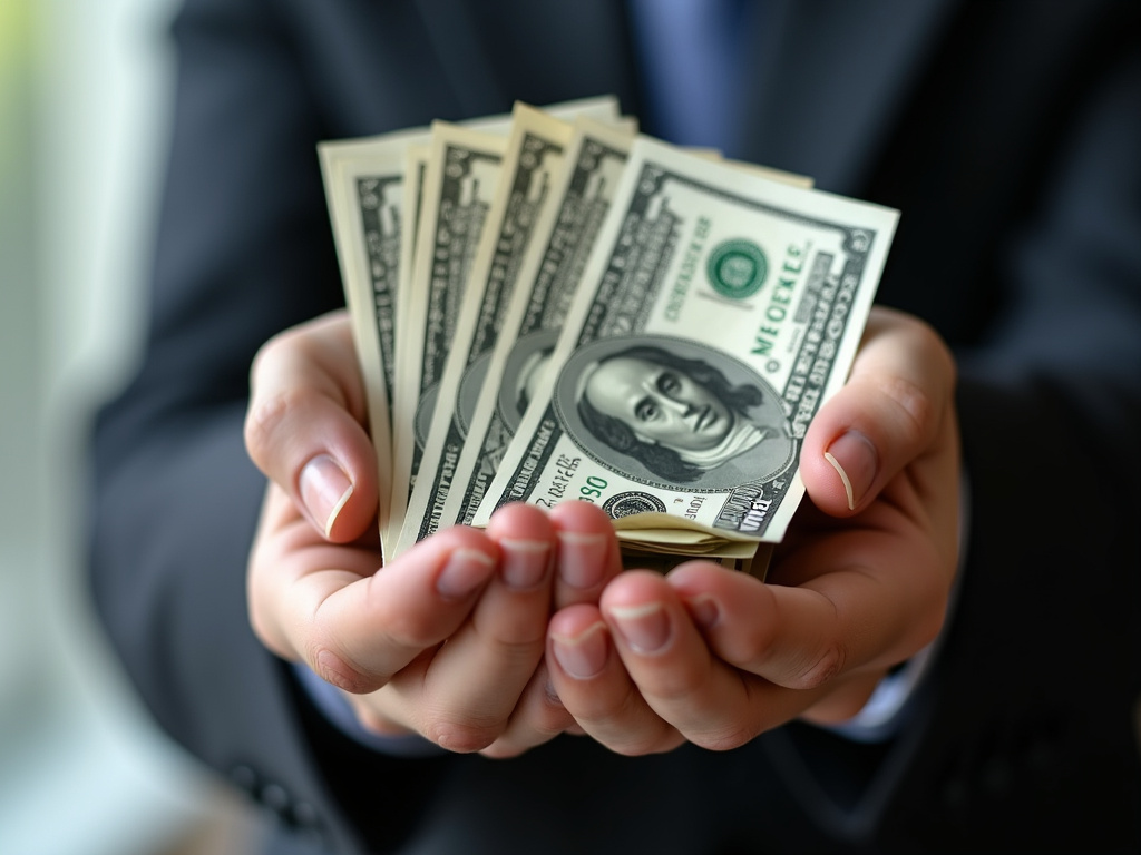 Cash in hand — title loans Robinson