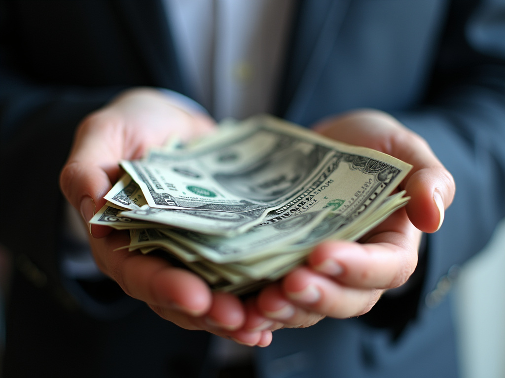Cash in hand — title loans Robinson