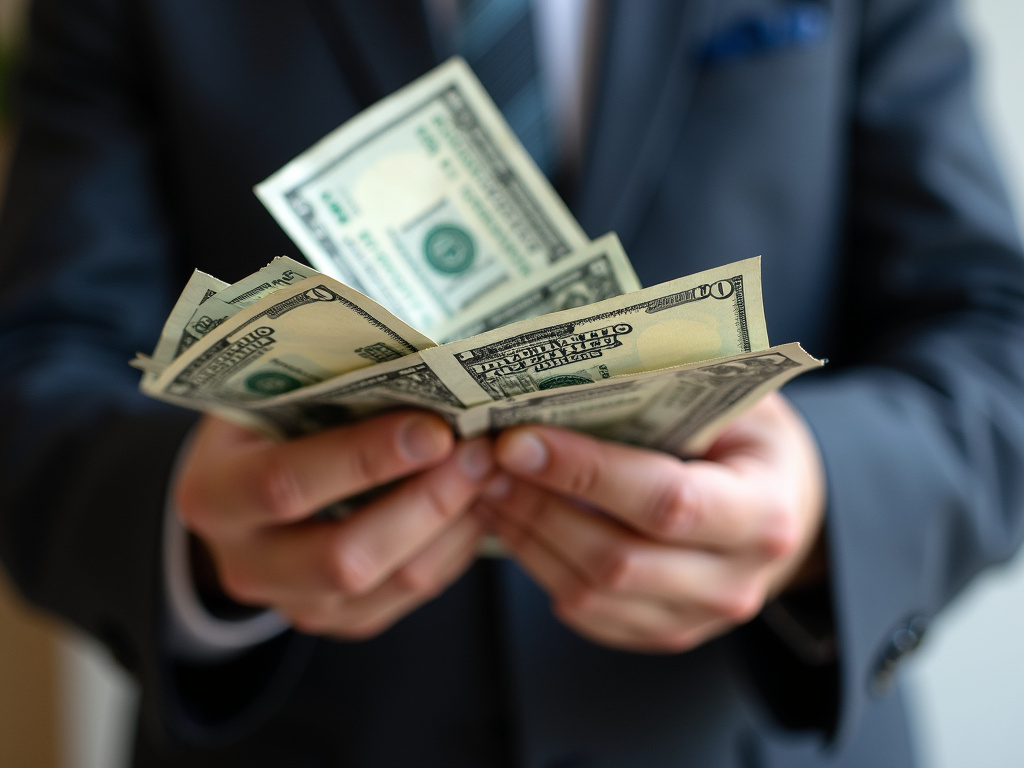 Cash in hand — title loans Robinson