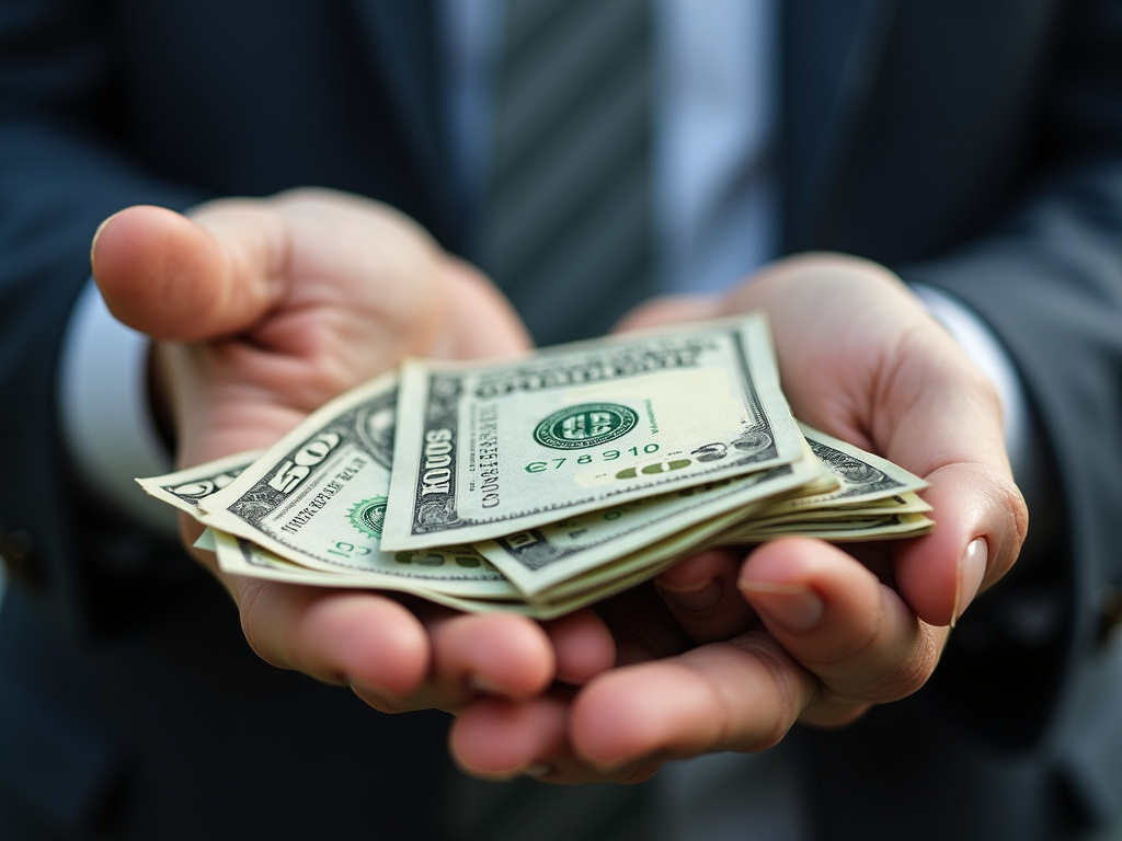 Cash in hand — title loans Robinson