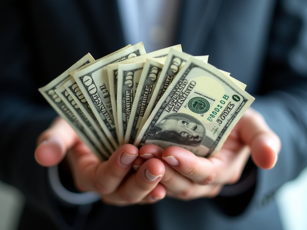 Cash in hand — title loans Robinson