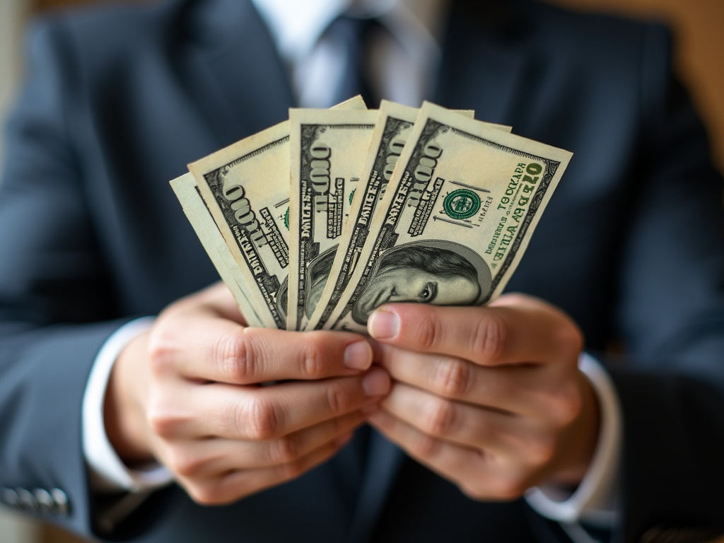 Cash in hand — title loans Robinson
