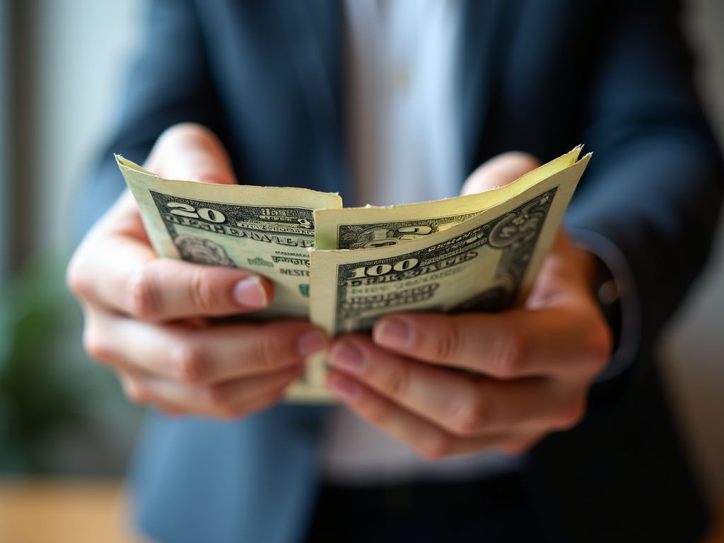 Cash in hand — title loans Woodway