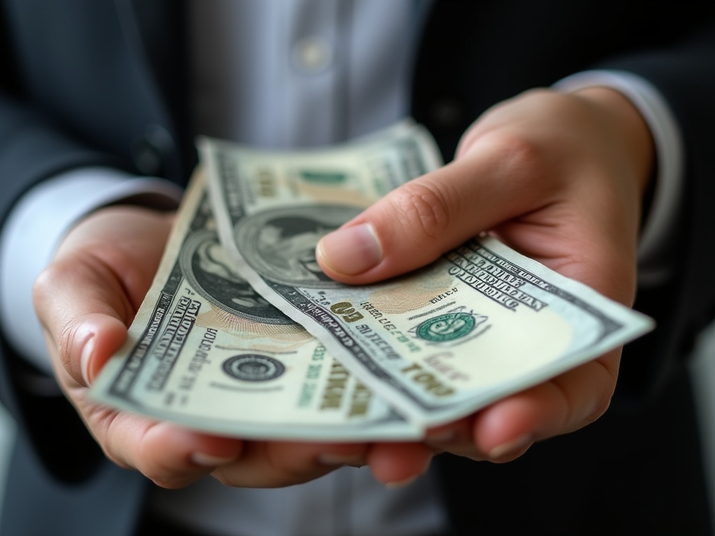 Cash in hand — title loans Woodway