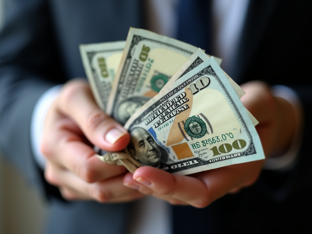 Cash in hand — title loans Woodway