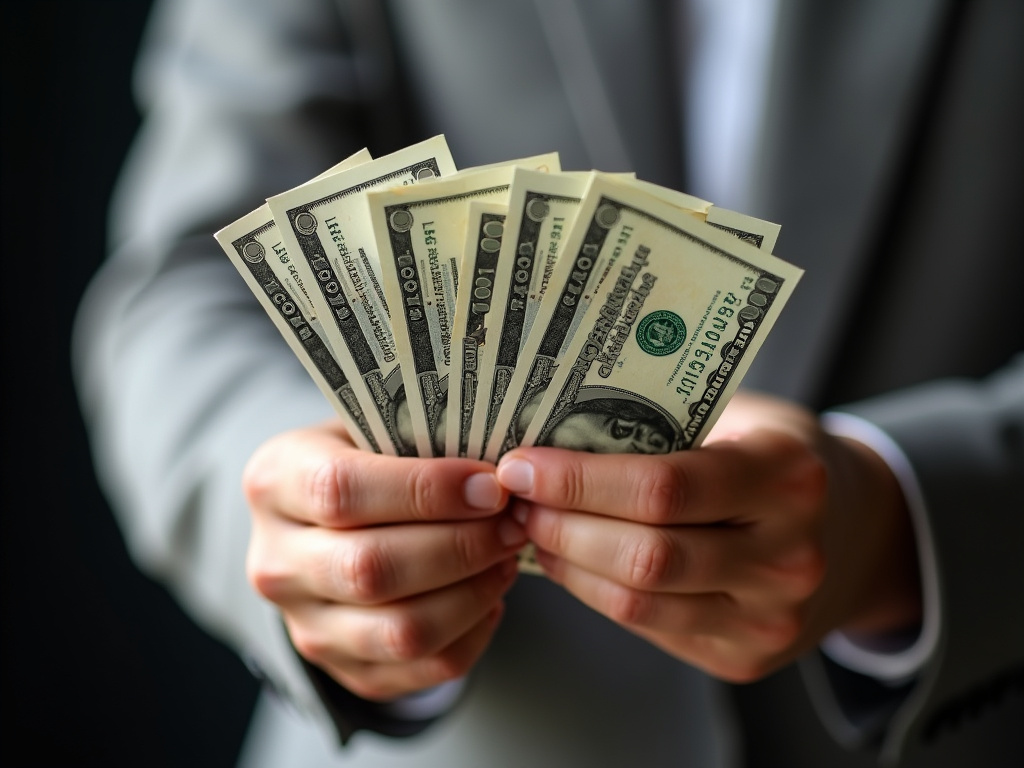 Cash in hand — title loans Woodway