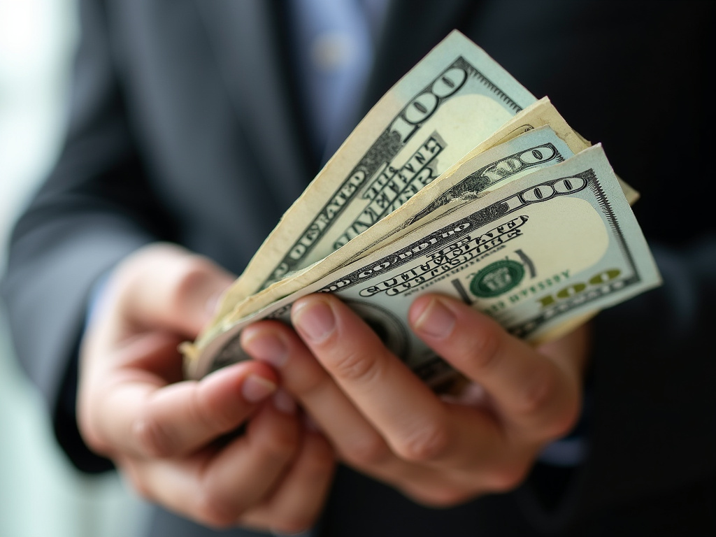 Cash in hand — title loans Woodway