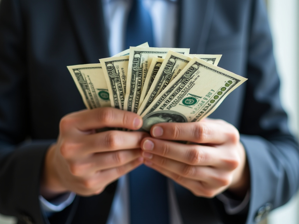 Cash in hand — title loans Woodway