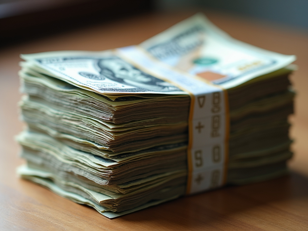 Cash payment stack — title loans illinois