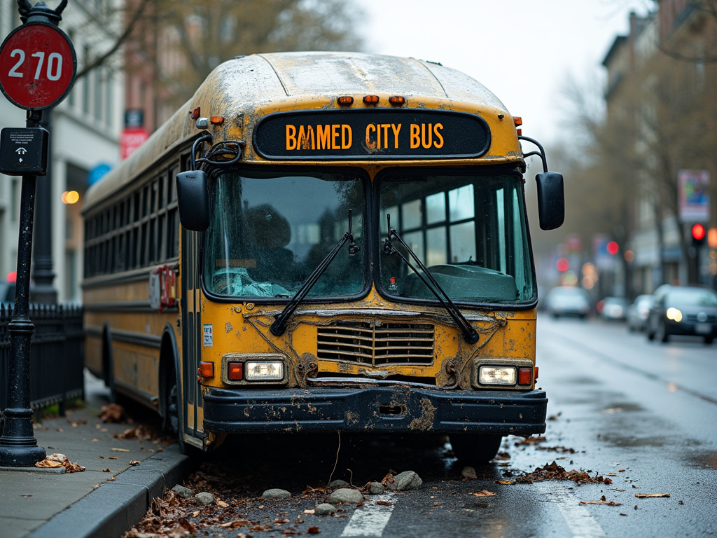 City bus wreckage — bus accident lawyer phoenix