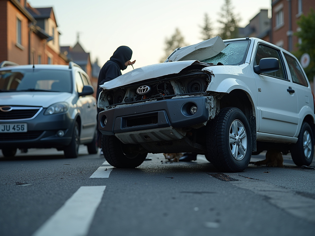 Crash scene — bus accident lawyer phoenix