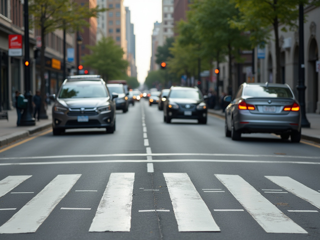 Crosswalk accident scene — bus accident lawyer phoenix