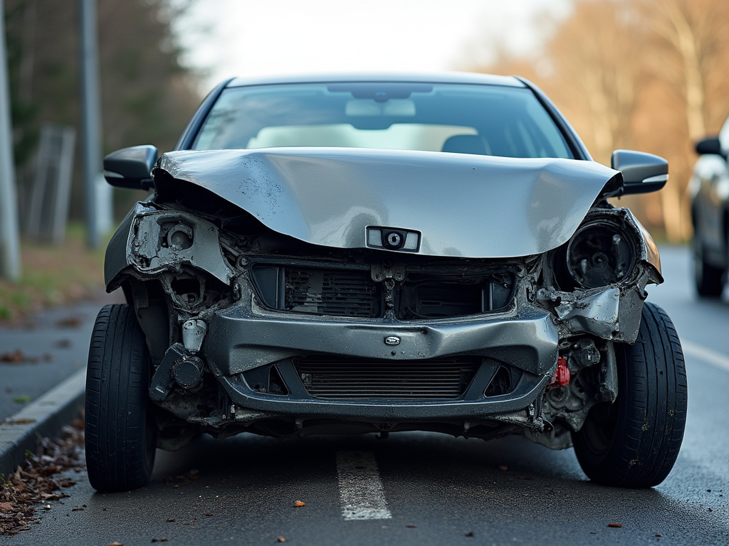 Crushed car wreck — catastrophic injury lawyer phoenix