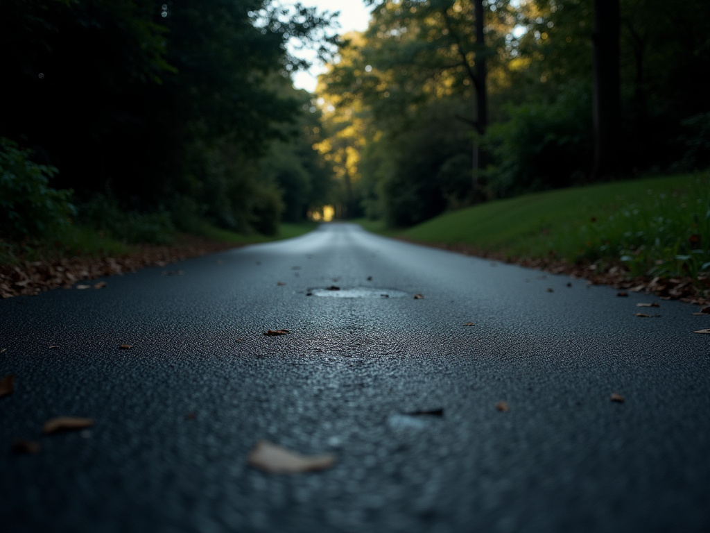 Dark driveway — solar security lights