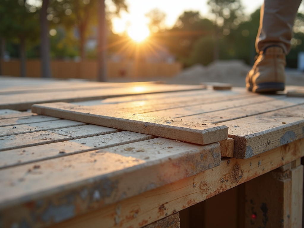 Deck under construction — deck builders austin