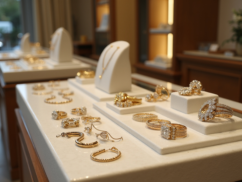 Display jewelry counter — cartier watches