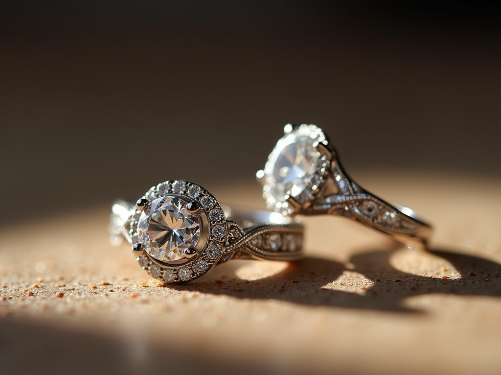 Engagement rings — wedding bands