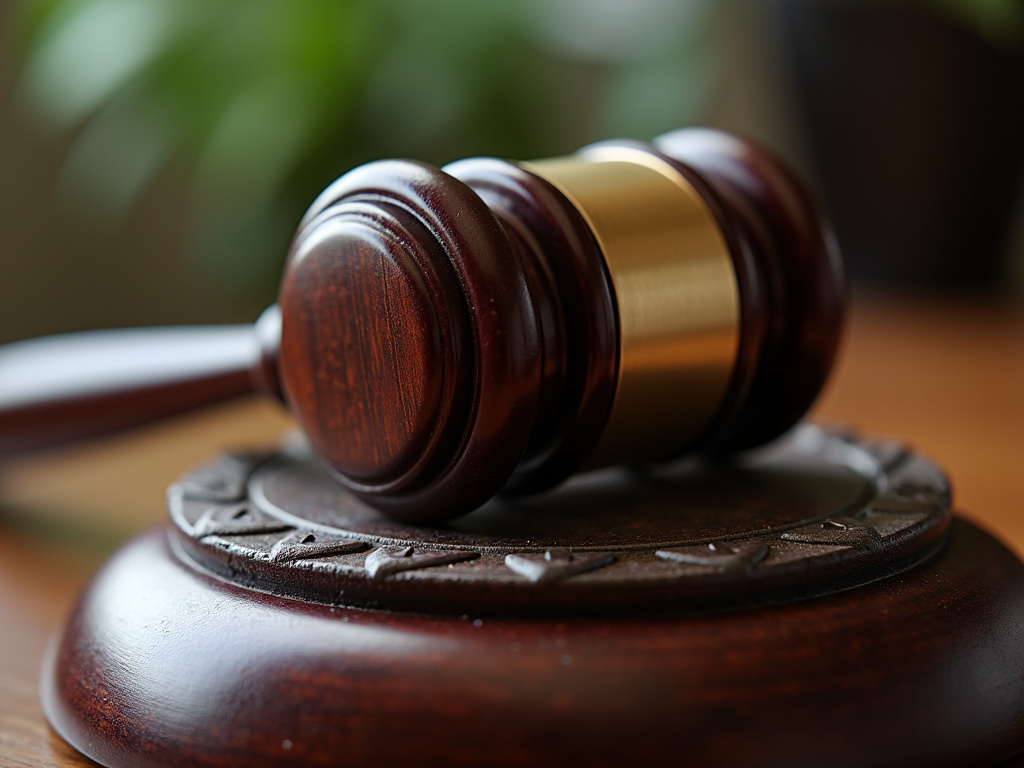 Gavel and scales — motorcycle accident lawyer phoenix