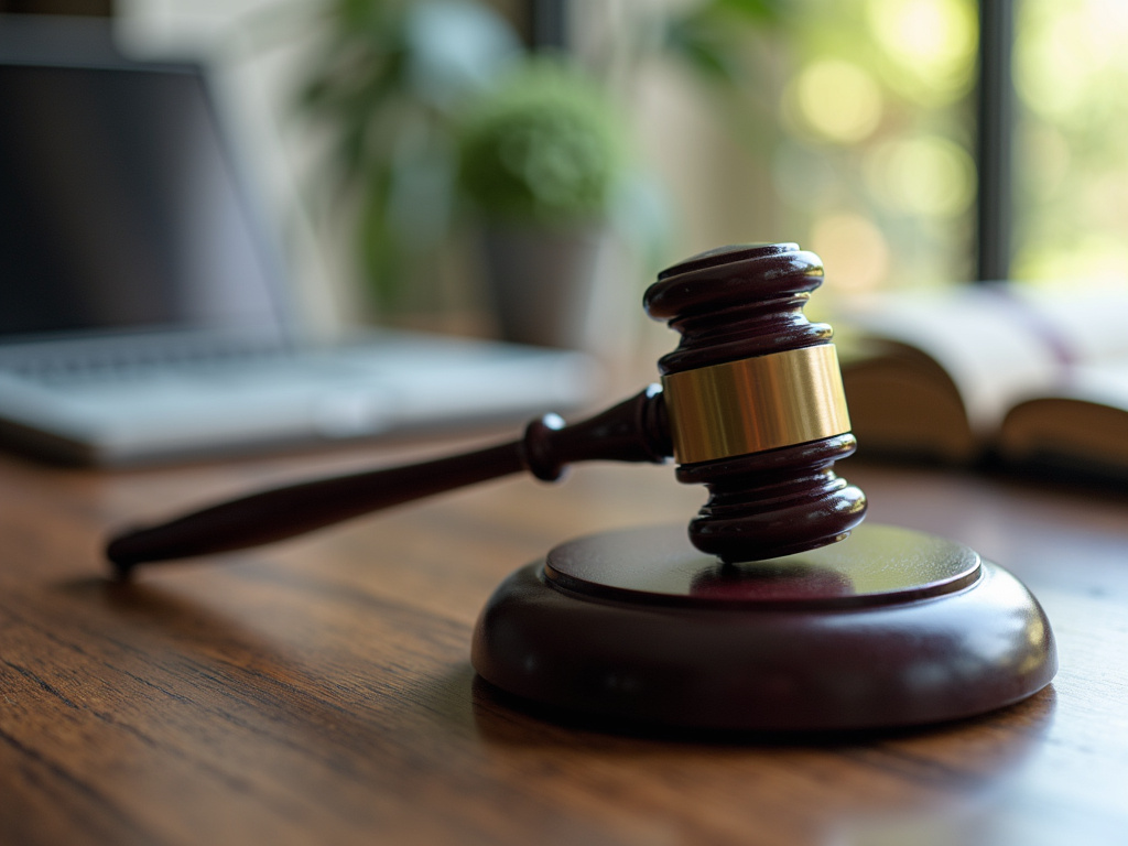 Gavel on desk — pedestrian accident lawyer phoenix