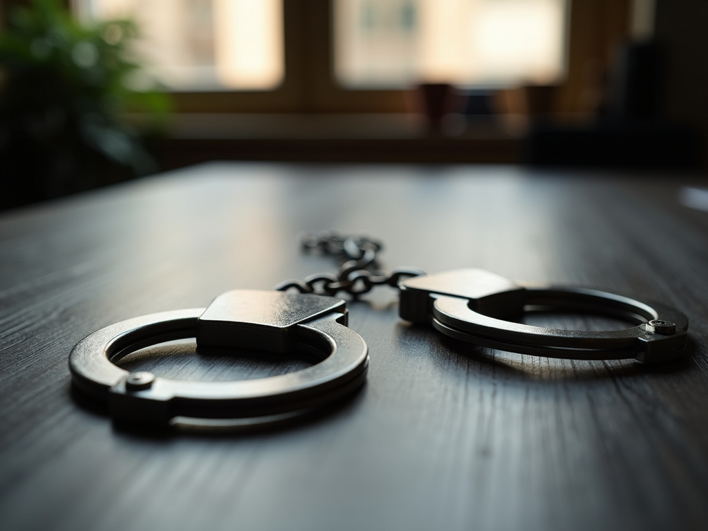 Handcuffs on table — DUI lawyer