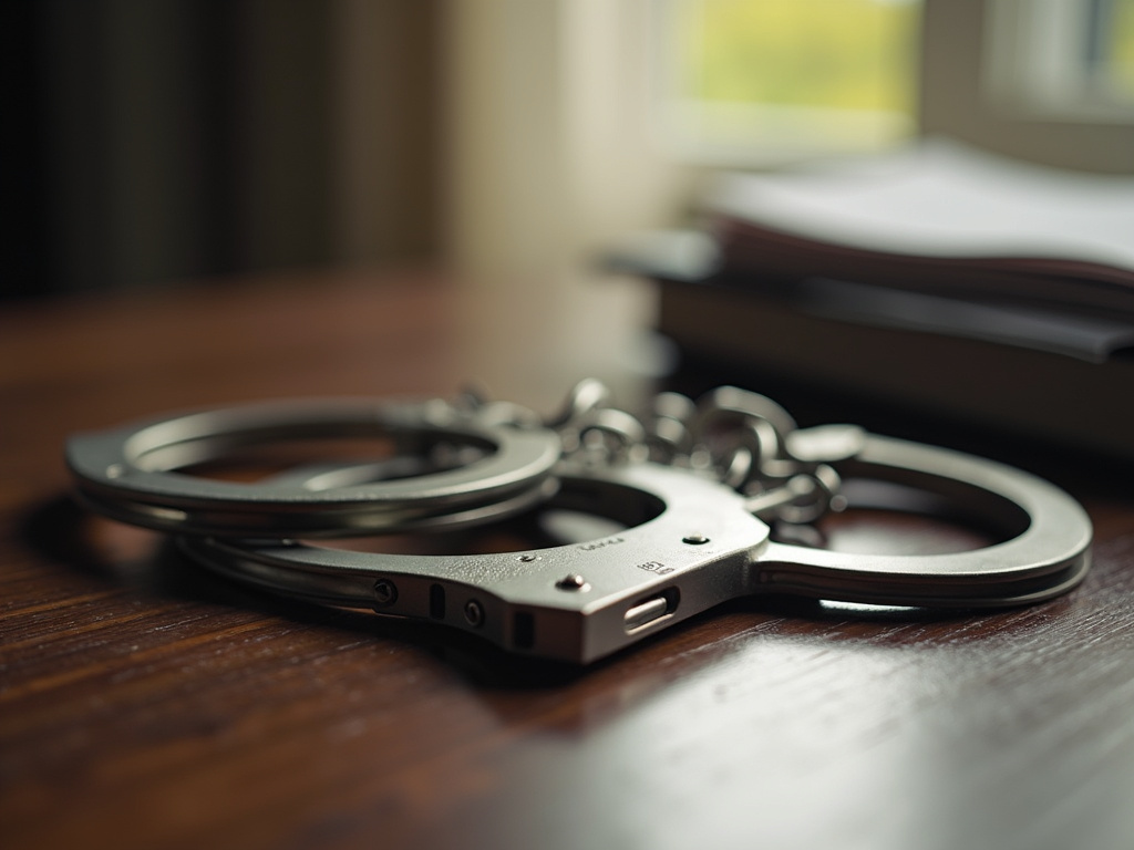 Handcuffs on table — DUI lawyer